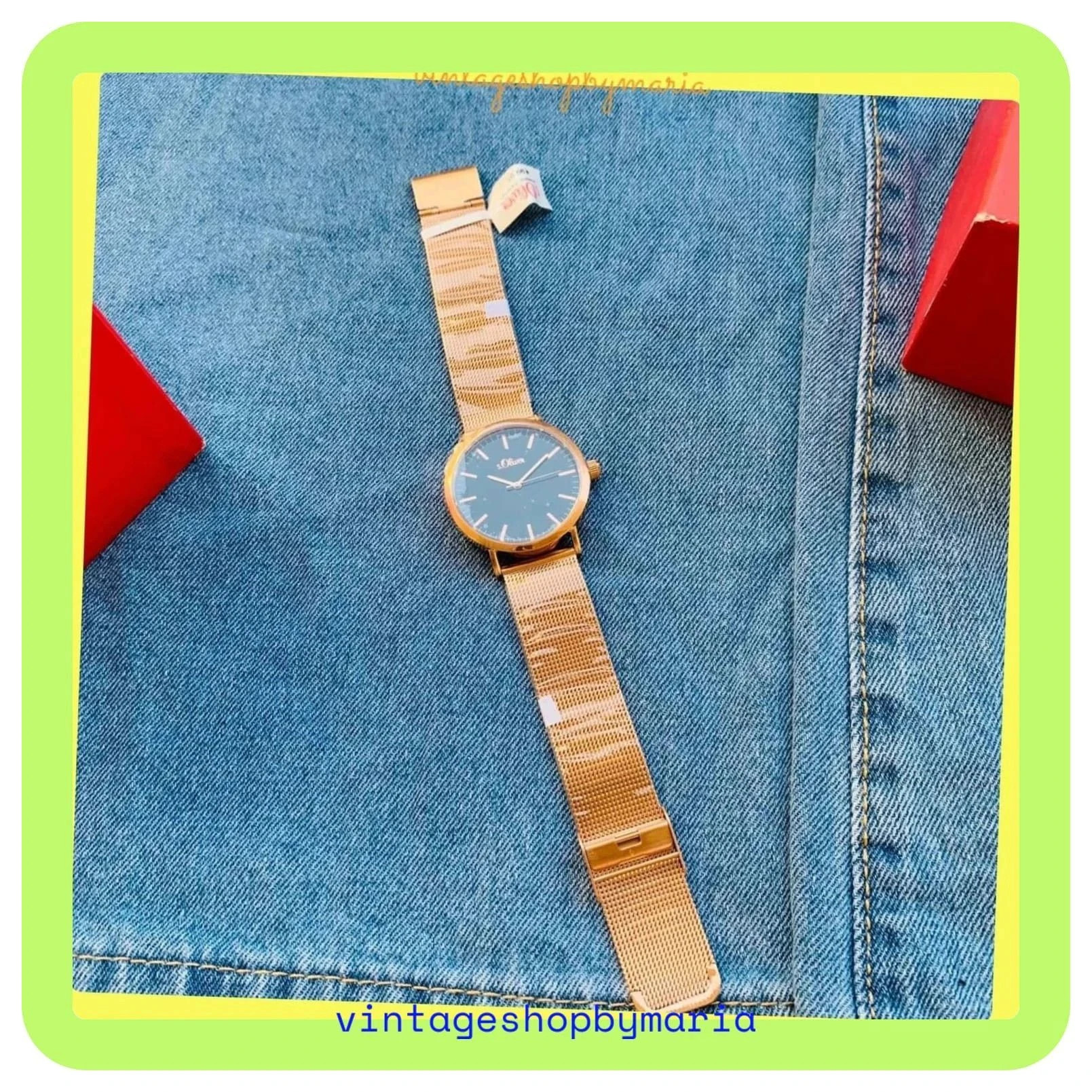 Reloj dorado marca Oliver 🦋 – s.Oliver – taille Taille unique 3