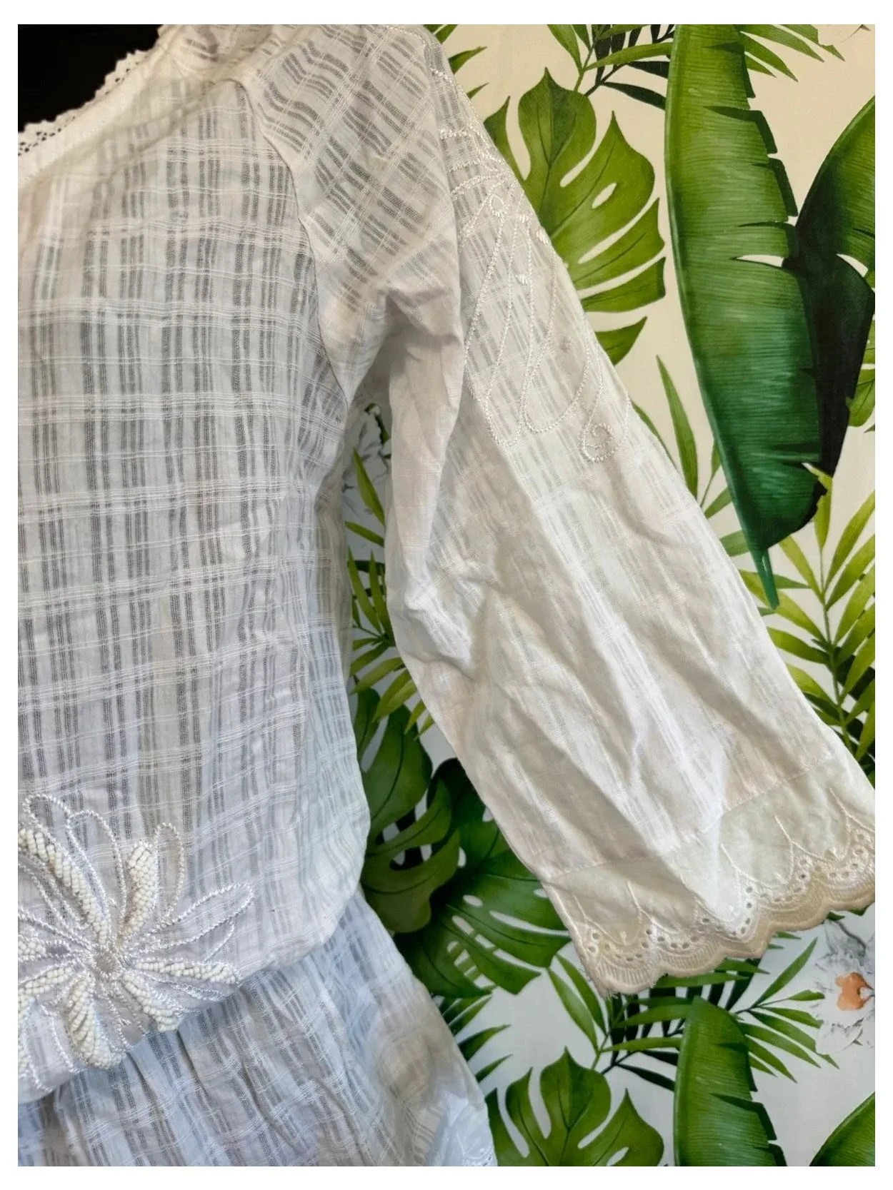 Blusa larga bordada 🦋 – Evima – taille L / 40 / 12 5