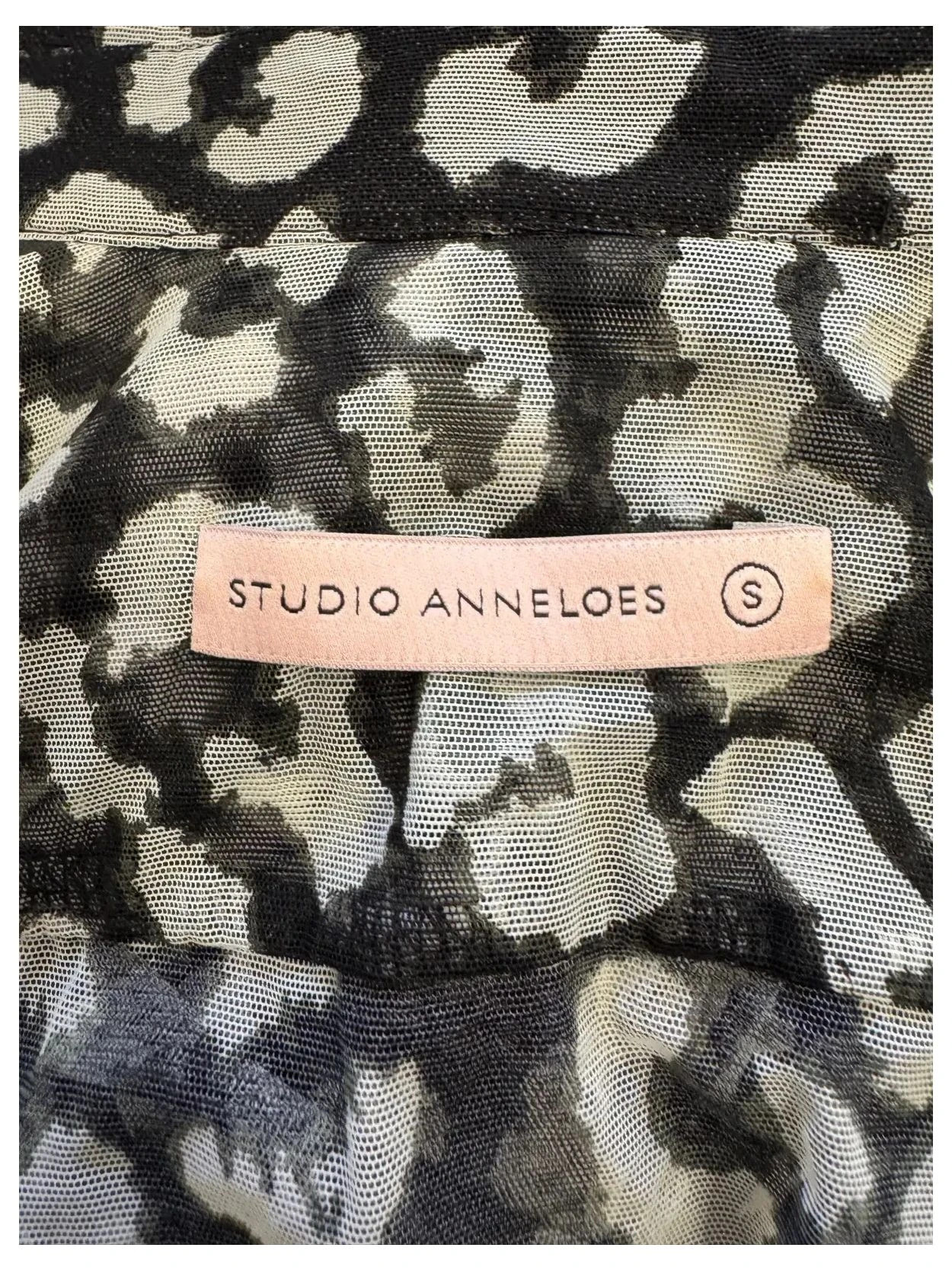 Blusa tul animal print 🦋 – Studio Anneloes – taille S / 36 / 8 5
