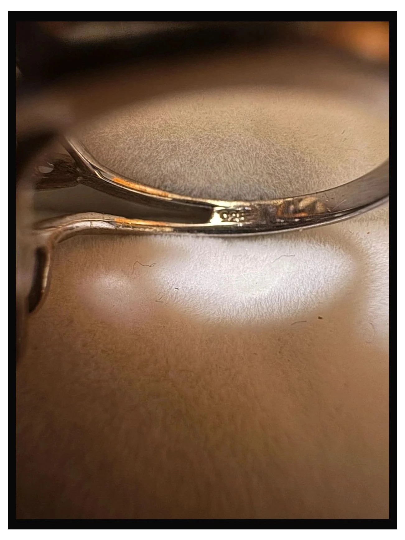 Anillo plata 925 con piedras amatistas 🦋 – Vintage Dressing – taille 16,1 mm 4