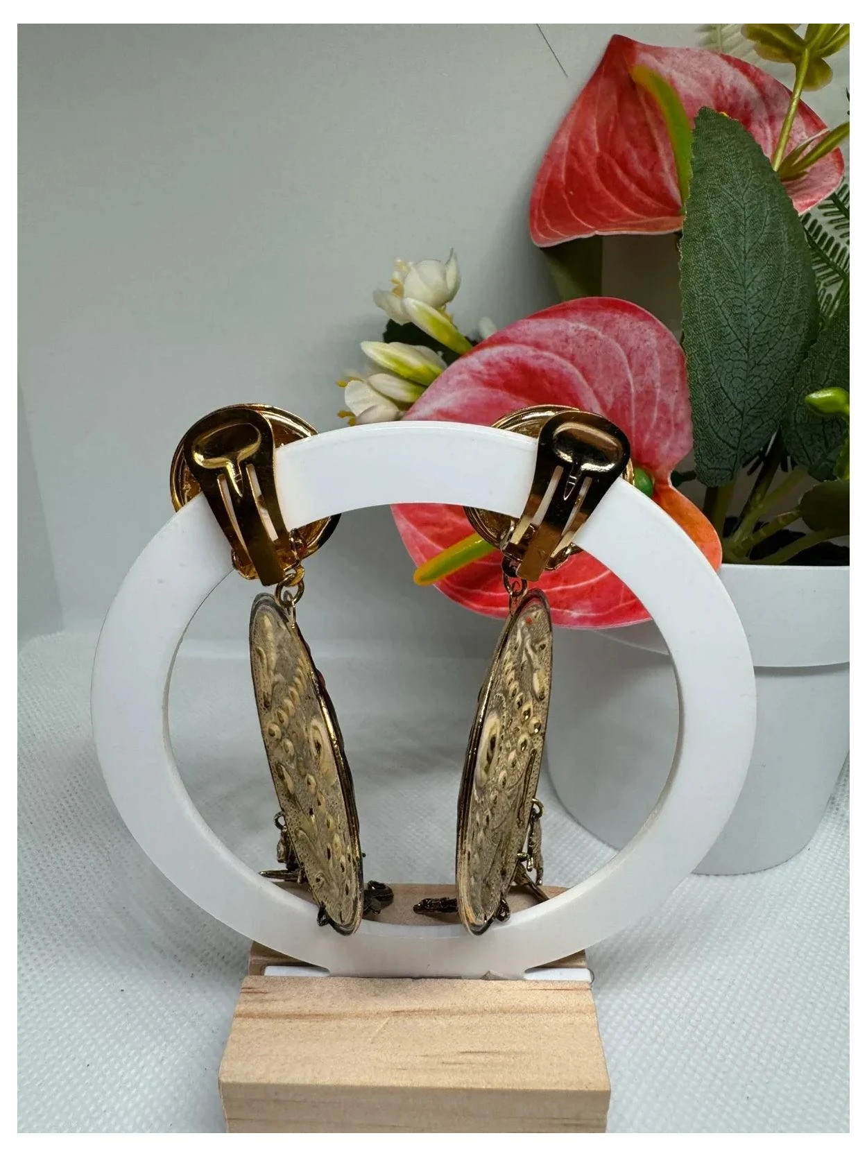 Pendientes vintage clip 🦋 – Vintage 3