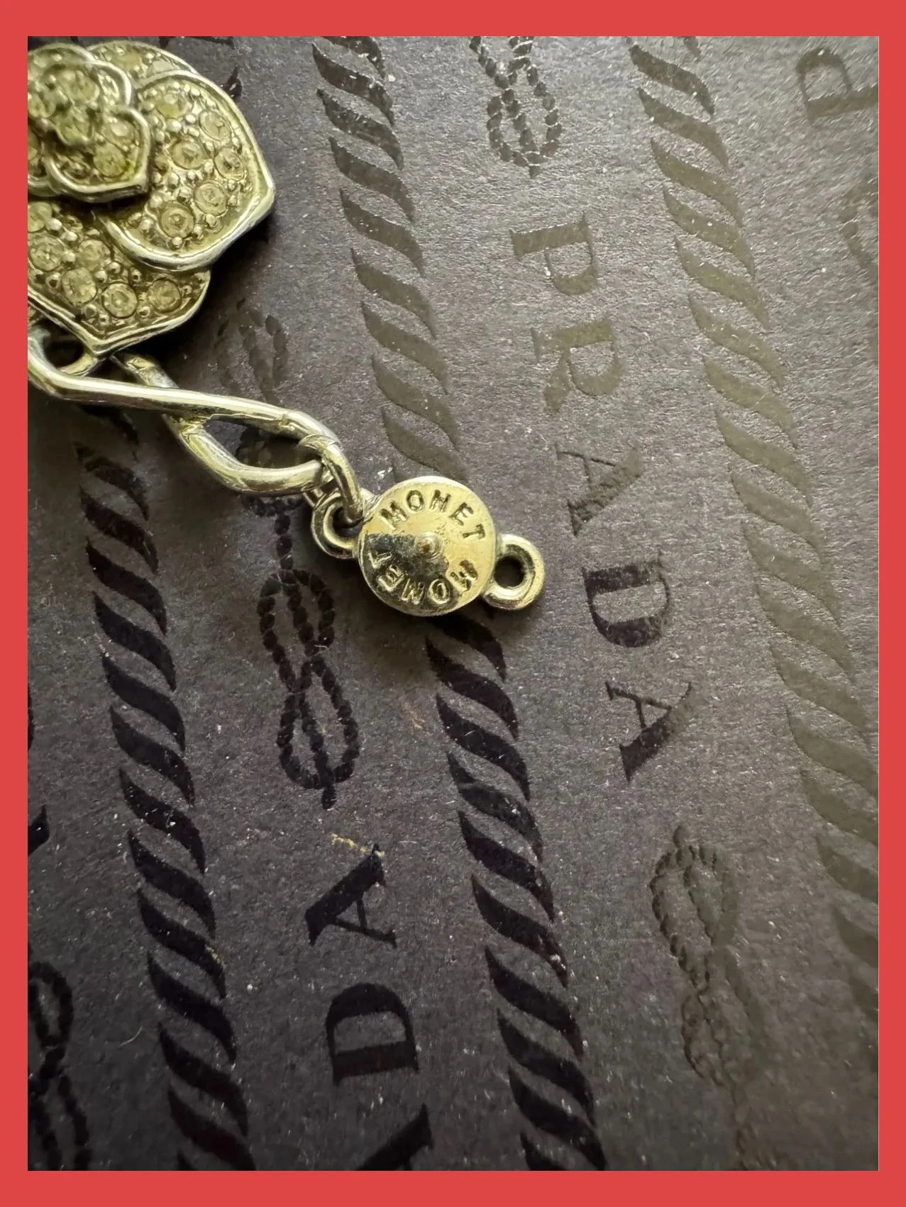 Collar vintage monet ( falta el cierre ) 🦋 – Monet 3