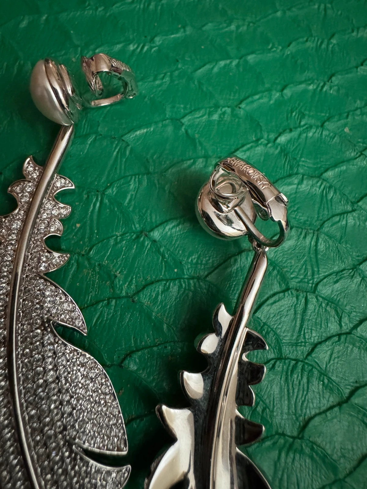 Pendientes pluma de Swarovski 🦋 – Swarovski 4