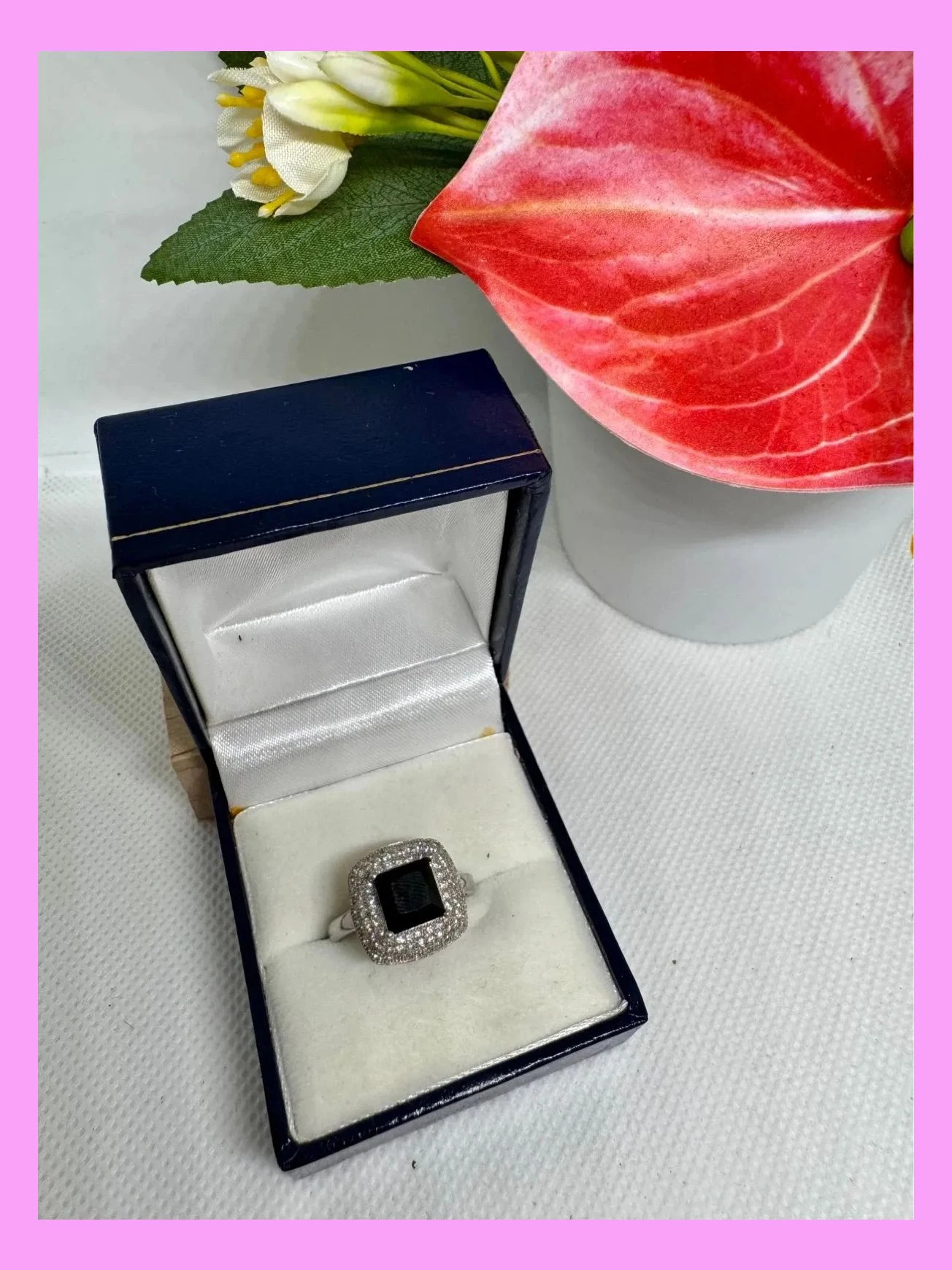 Anillo plata 925 talla 18 🦋 – Plata de Ley – taille 18,1 mm