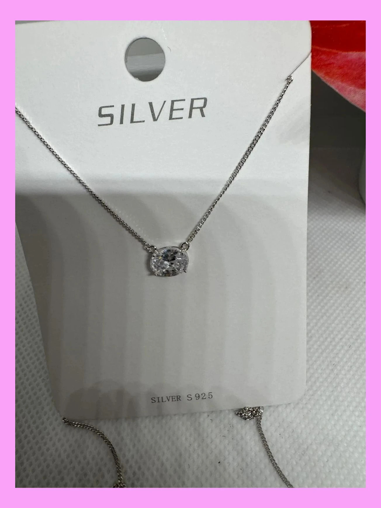 Collar plata 925 , ideal para regalo , se envía con caja y certificado de joyería 🦋 – Silver 4