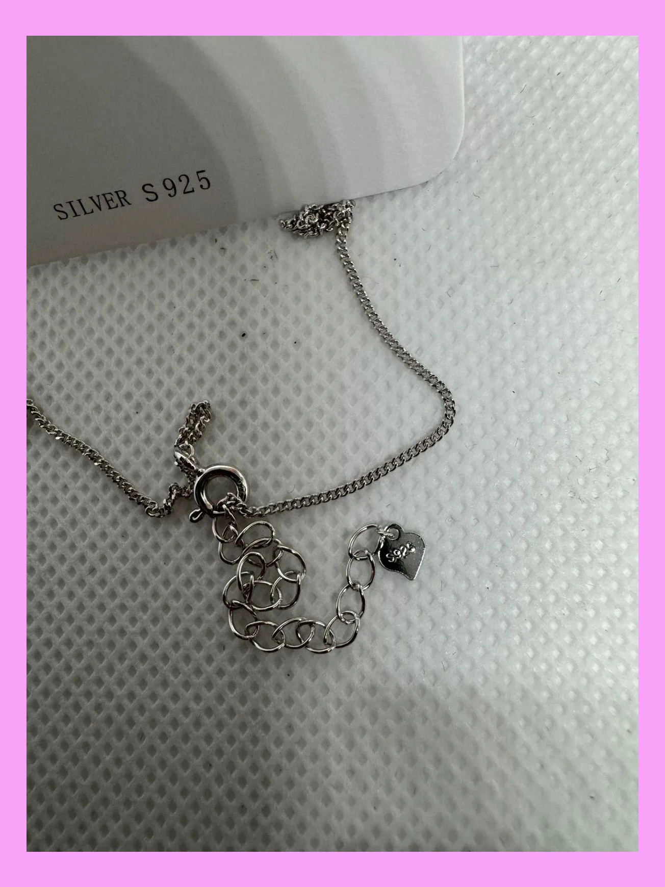 Collar plata 925 , ideal para regalo , se envía con caja y certificado de joyería 🦋 – Silver 5