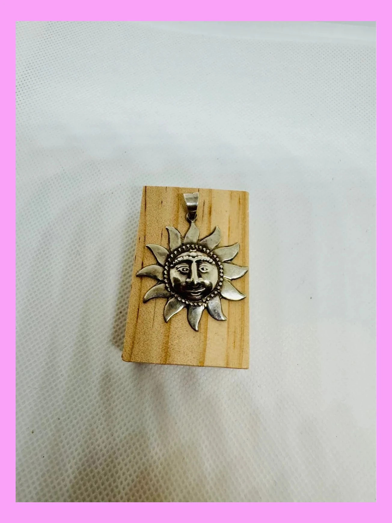 Colgante Sol plata 925 vintage 🦋