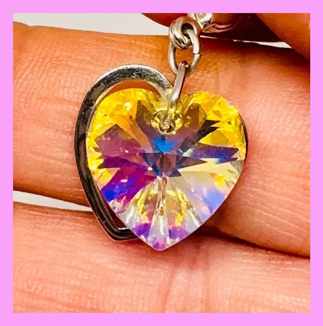 Colgante corazón de swarovski 🦋 – Swarovski 3