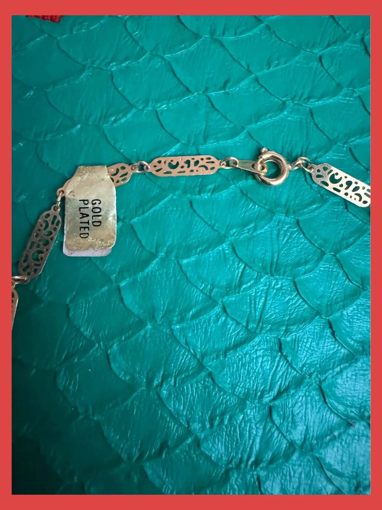 Collar choker vintage , gold plated mide 39 cm 🦋 – Vintage 3