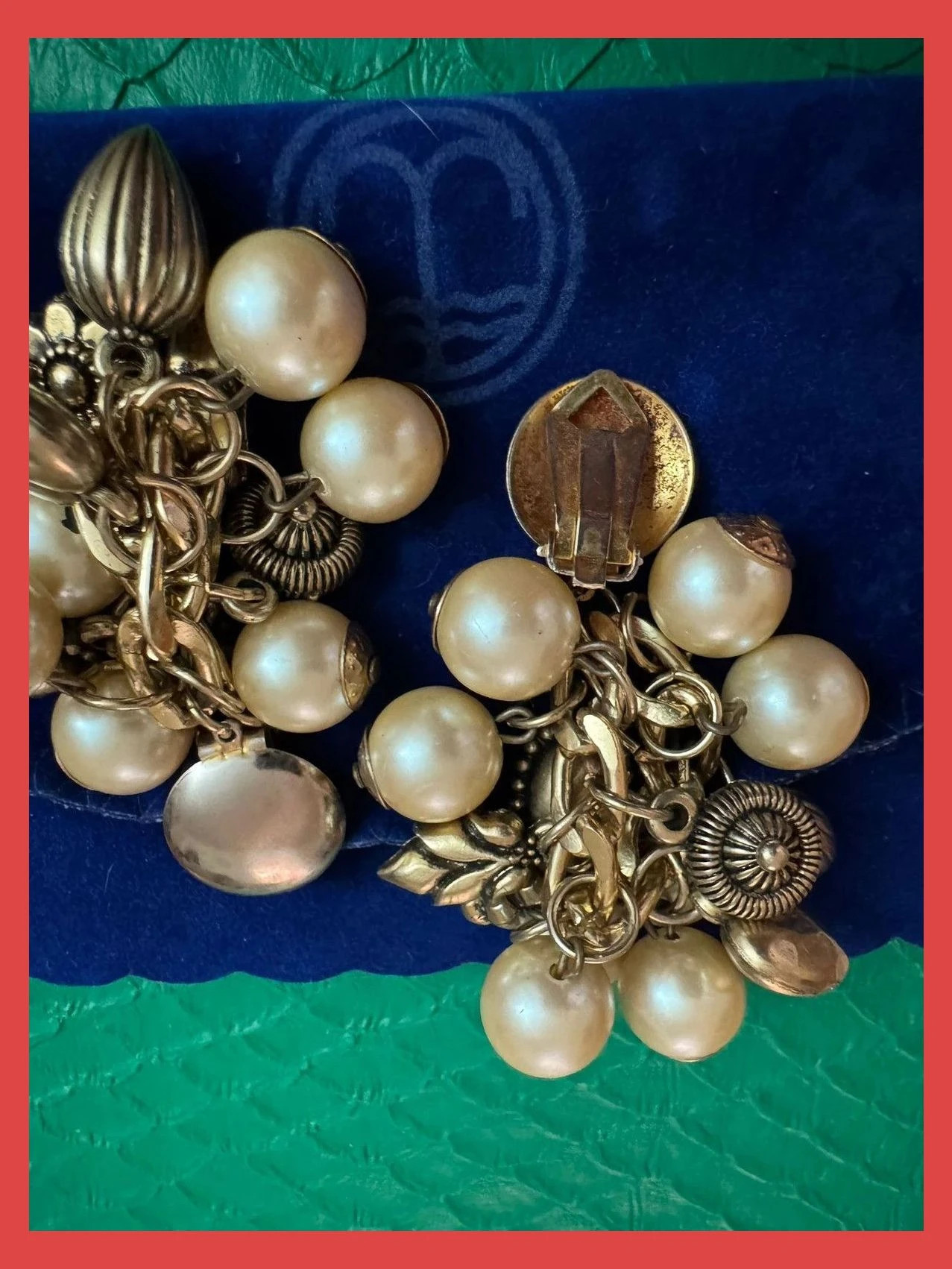 Pendientes vintage clip 🦋 – Vintage Dressing 3