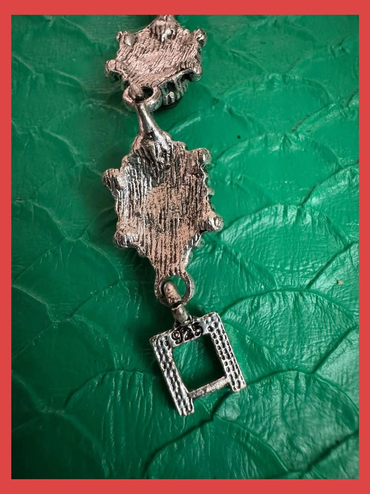Pulsera plata 925 vintage con piedras 🦋 – Vintage Dressing 4