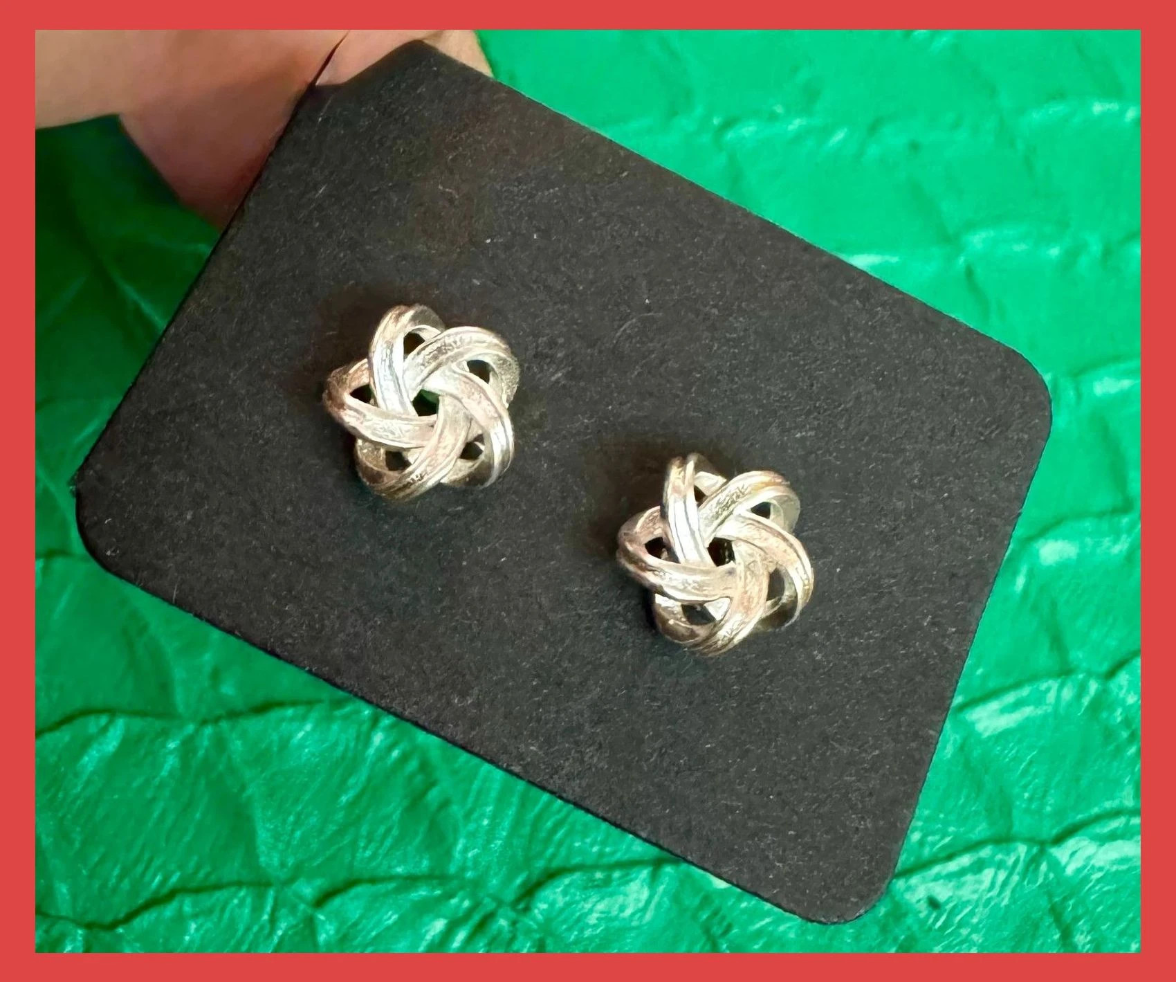 Pendientes plata 925 , con cierre de rosca 🦋