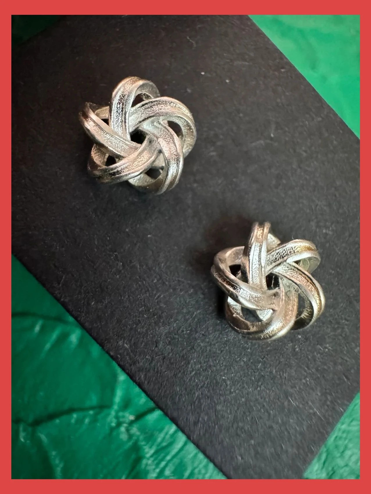 Pendientes plata 925 , con cierre de rosca 🦋 – Plata 3