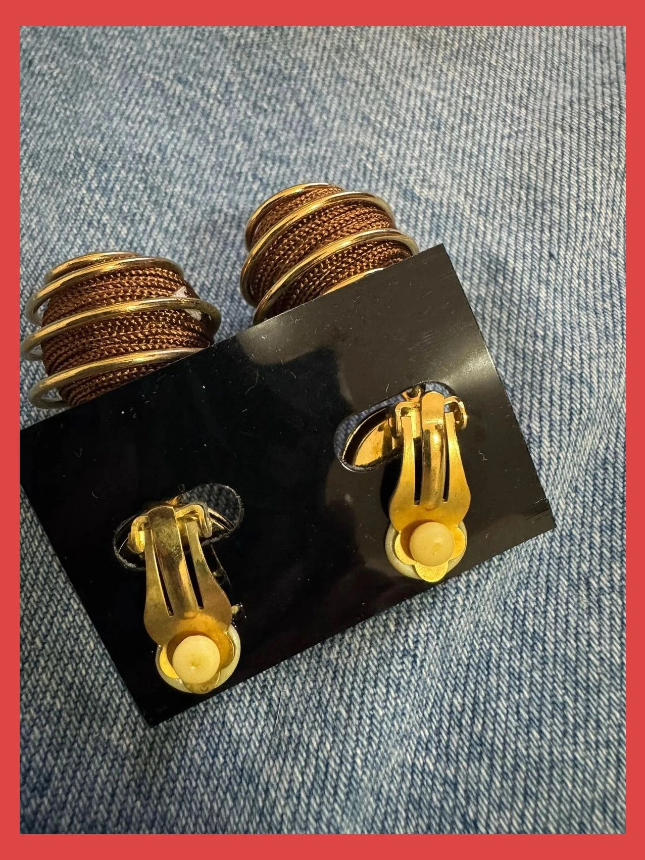 Pendientes clip vintage 🦋 – Vintage Dressing 3