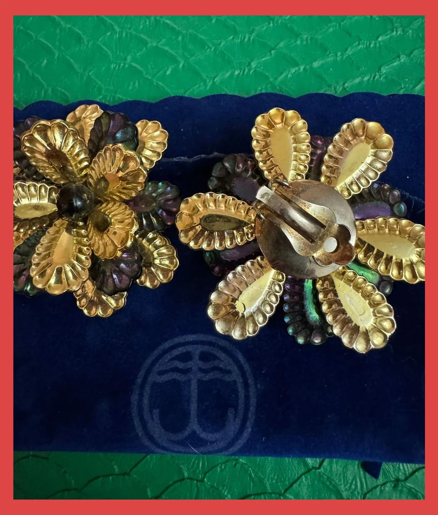 Pendientes vintage clip 🦋 – Vintage Dressing 3