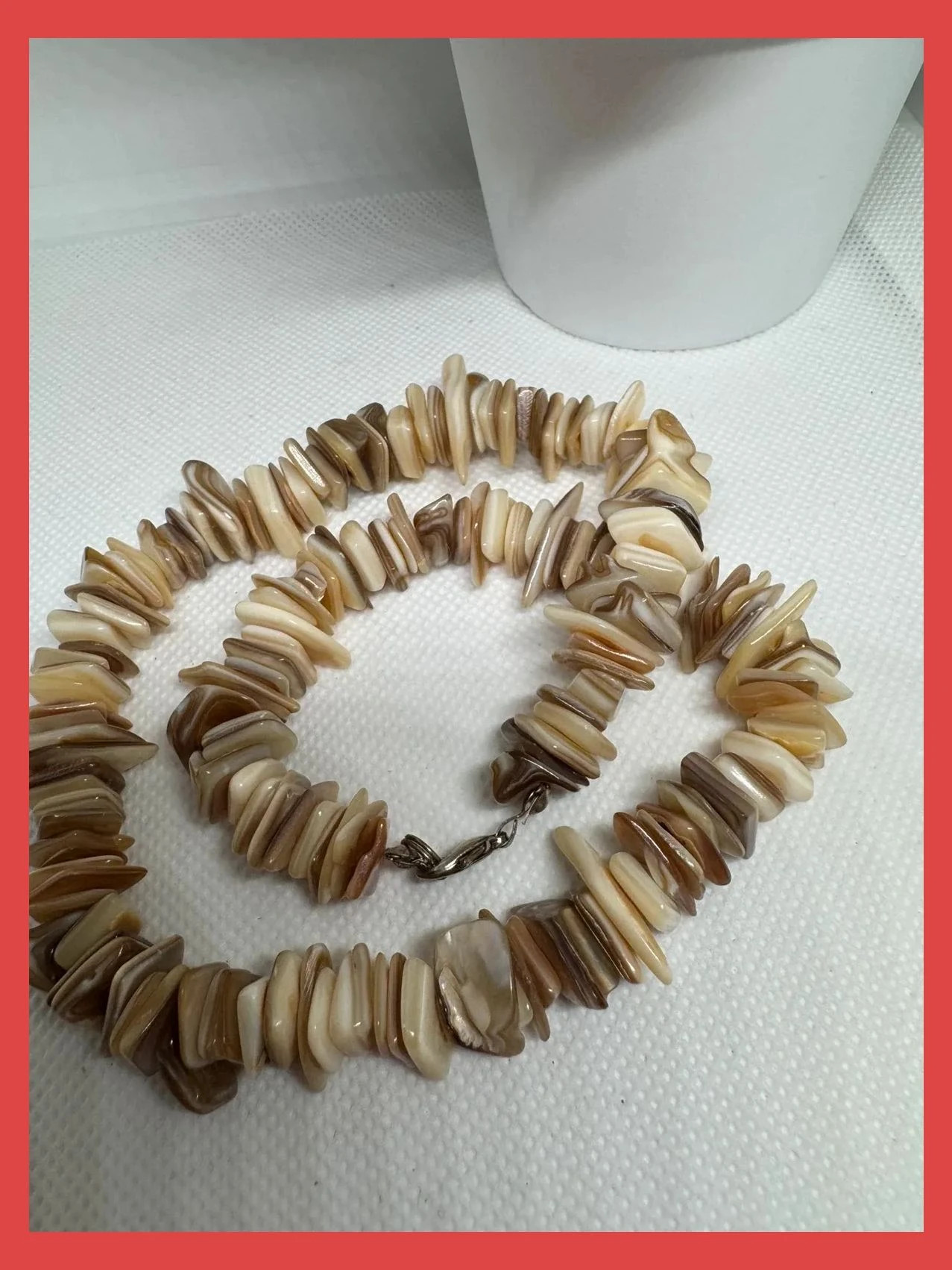 Collar conchas partidas 🦋 – Vintage 3