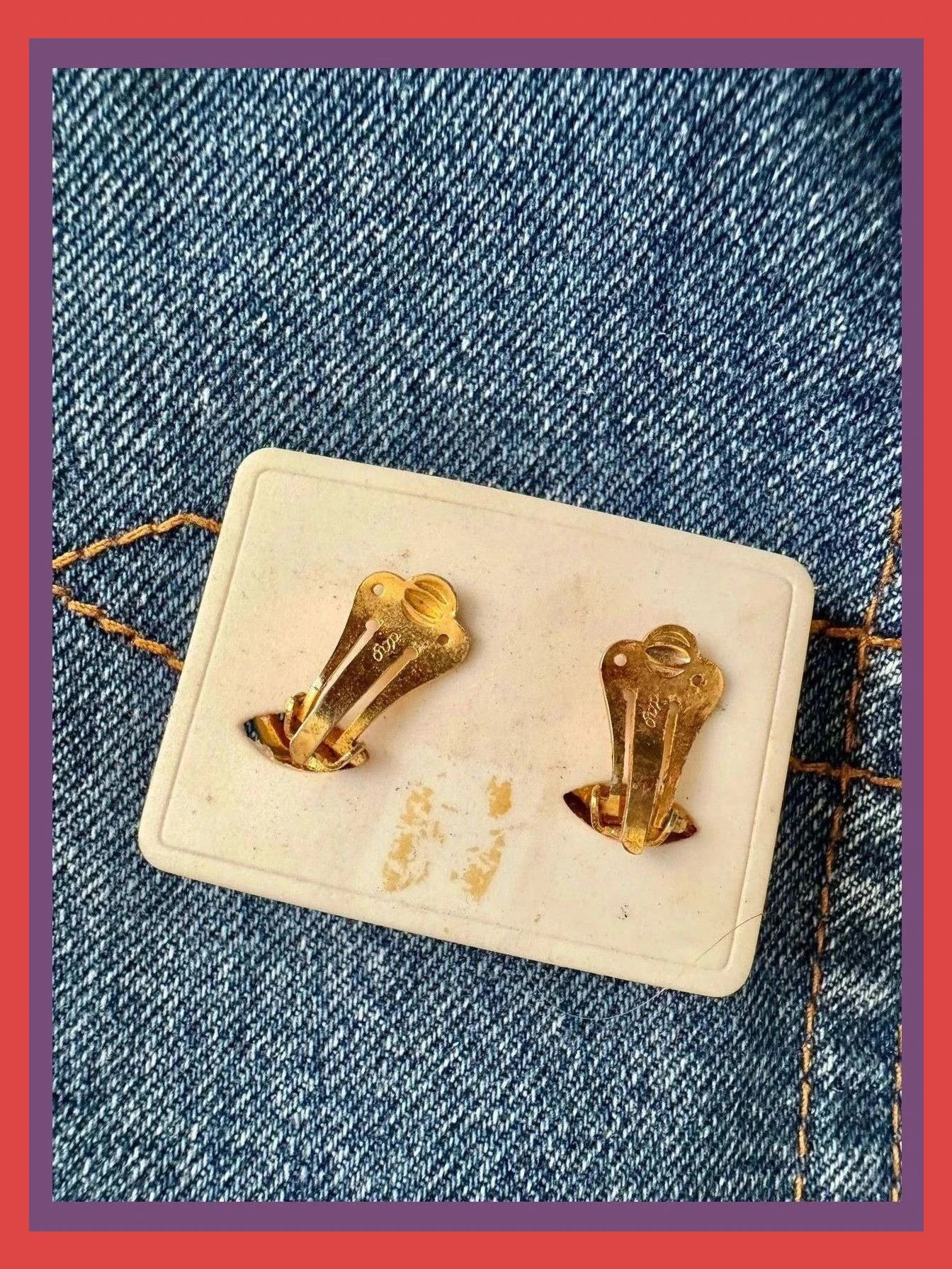 Pendientes vintage clip 🦋 – Vintage 2