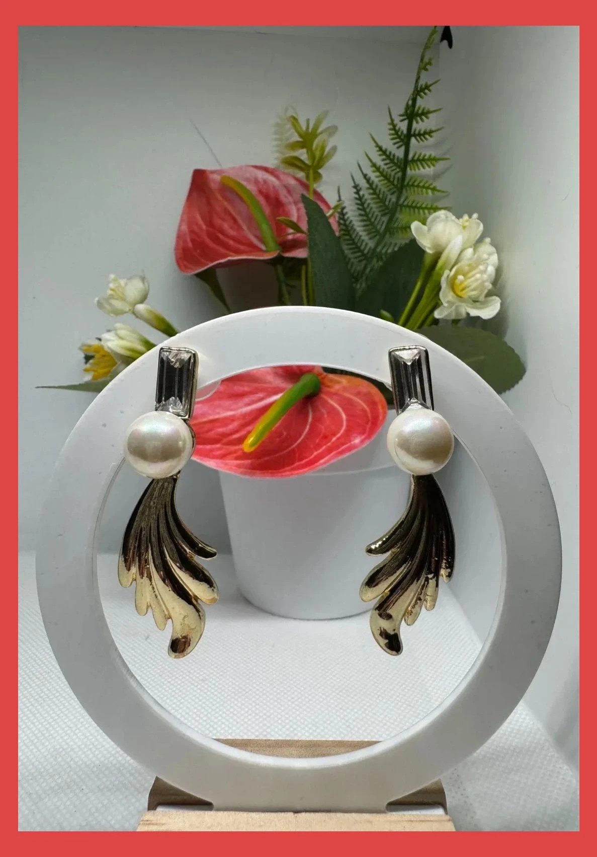 Pendientes dorados acero inoxidable 🦋 – Acero 2
