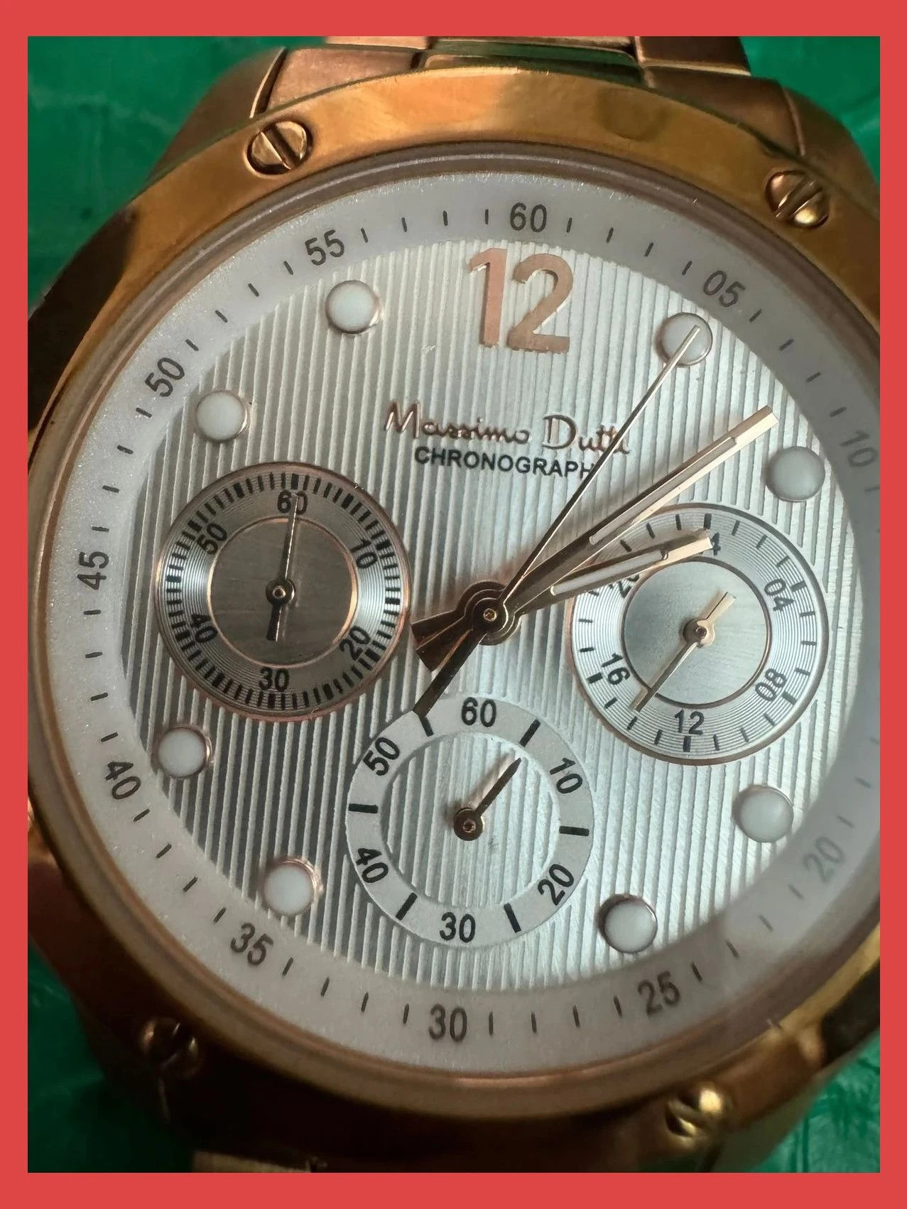 Reloj dorado de Massimo Dutti 🦋 – Massimo Dutti – taille Taille unique 3