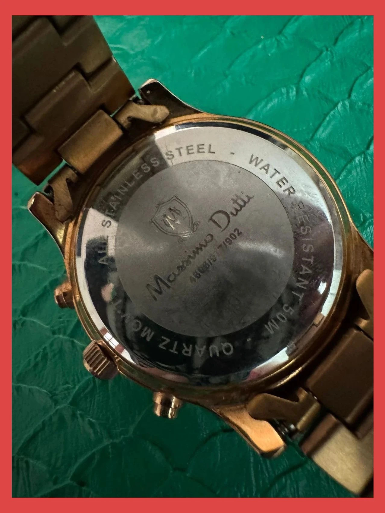 Reloj dorado de Massimo Dutti 🦋 – Massimo Dutti – taille Taille unique 4