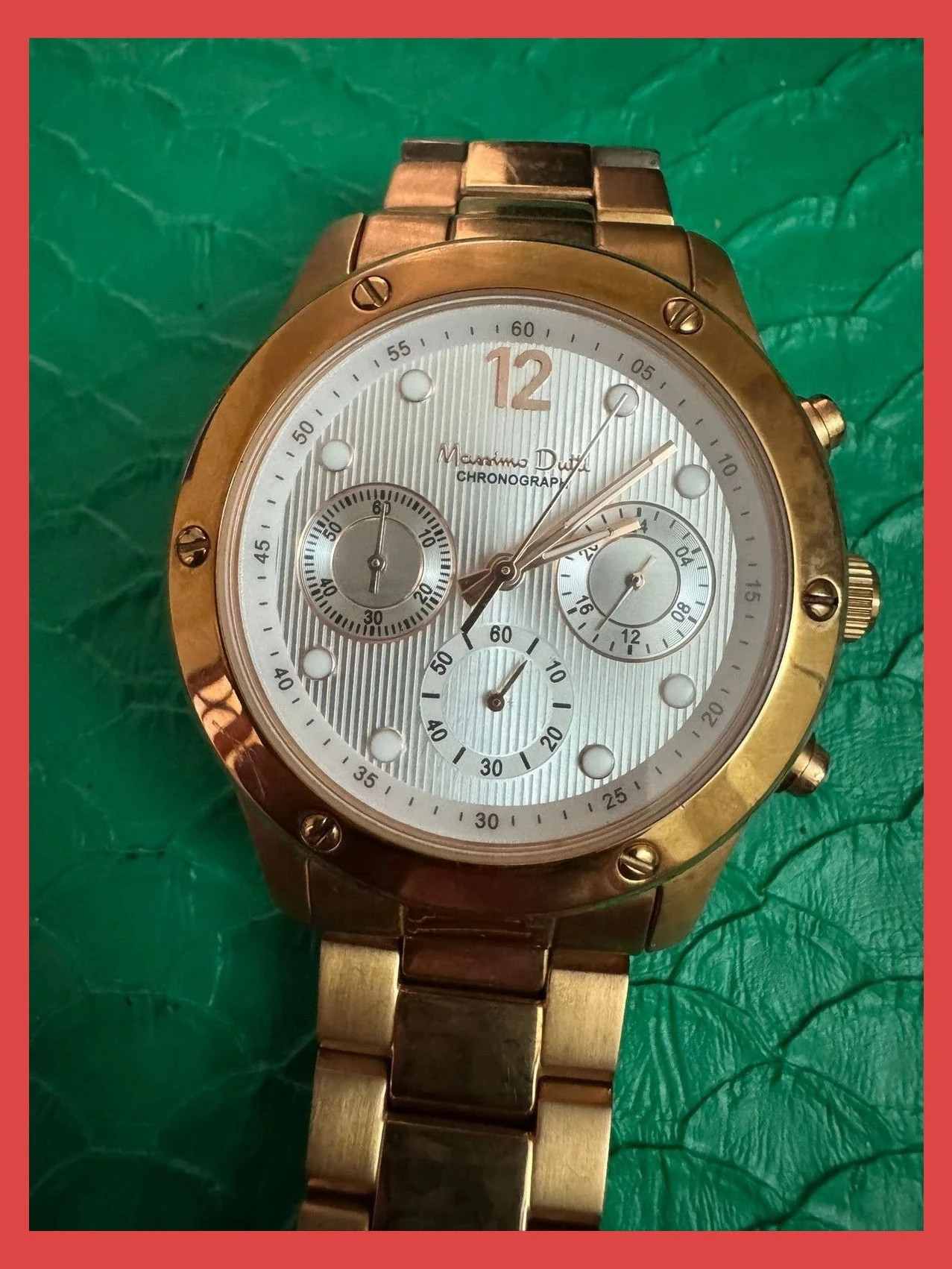 Reloj dorado de Massimo Dutti 🦋 – Massimo Dutti – taille Taille unique 2