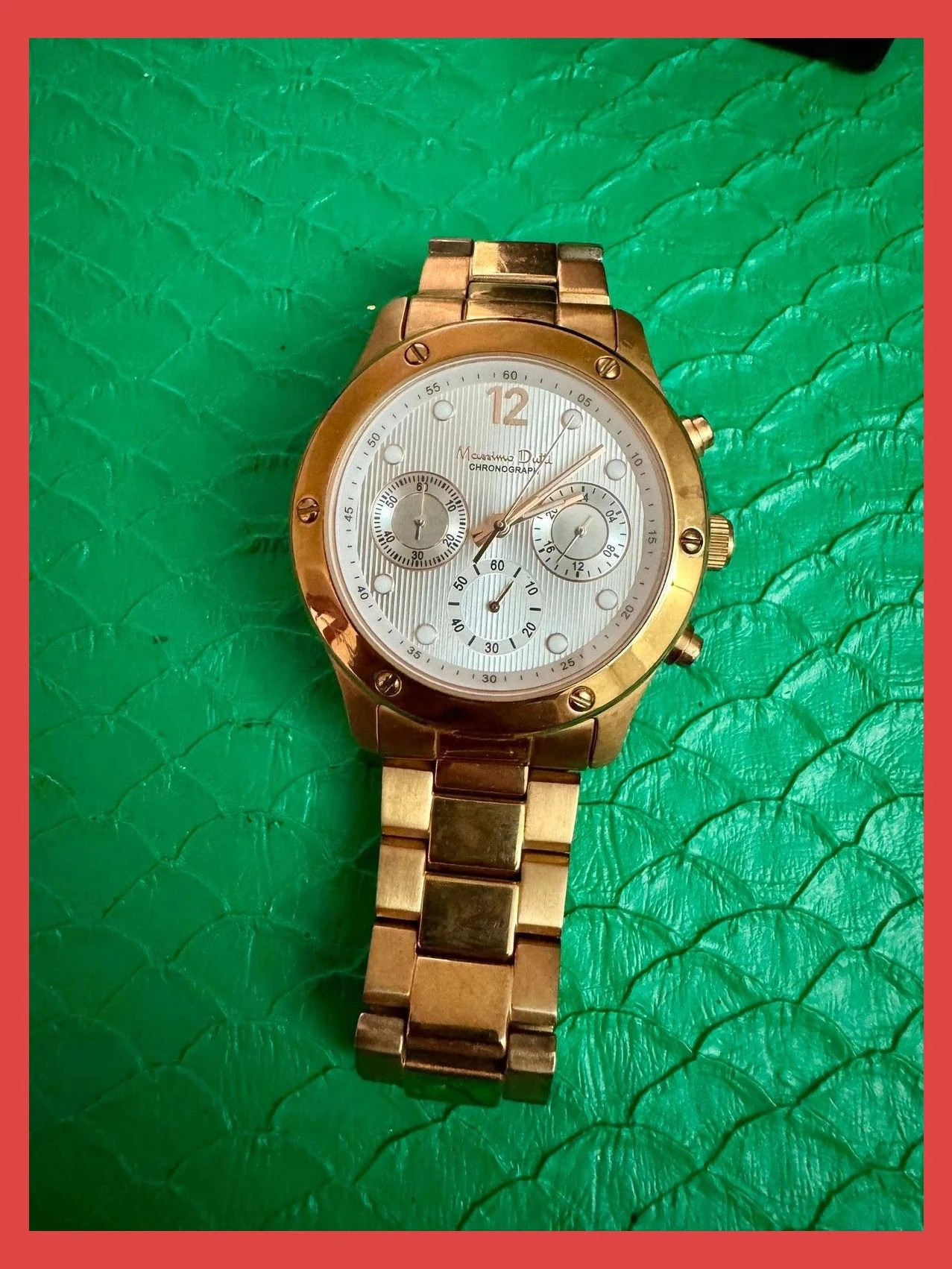 Reloj dorado de Massimo Dutti 🦋