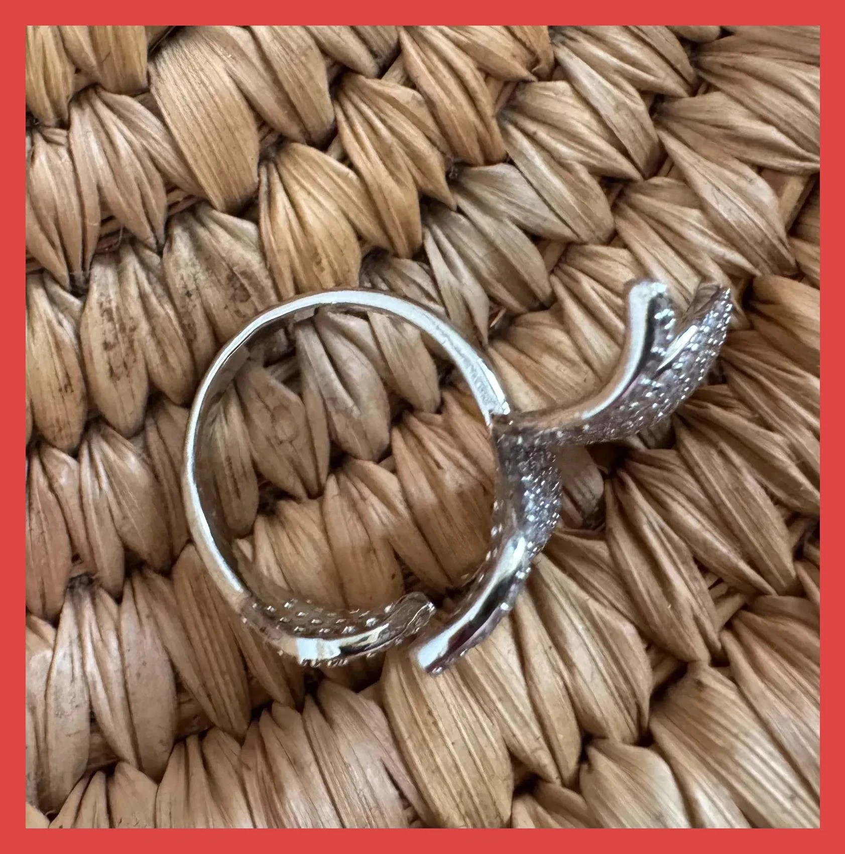 Anillo acero inoxidable con piedras strass, ajustable 🦋 – La Boutique – taille Ajustable 4