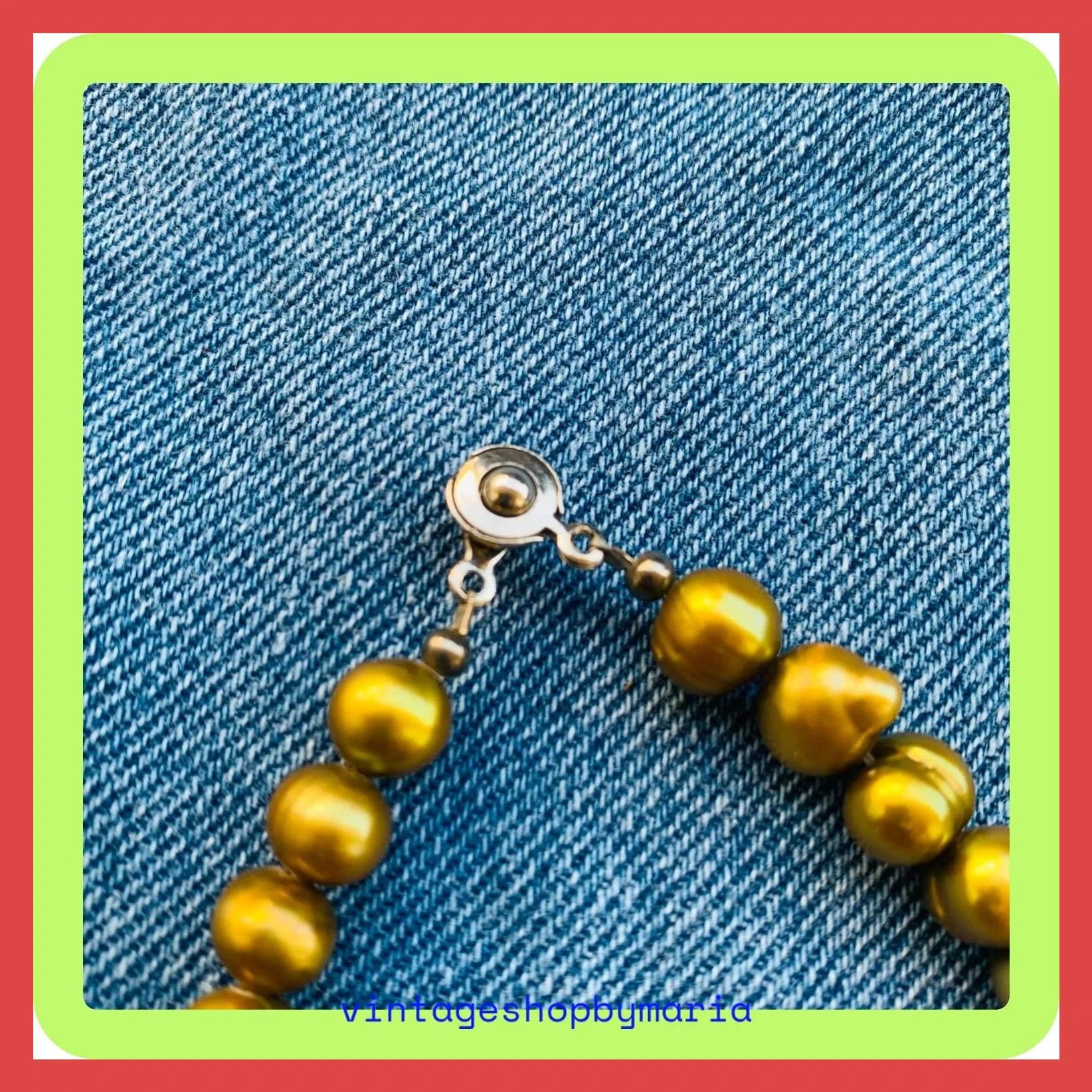 Pulsera perlas autenticas 🦋 – Vintage 4