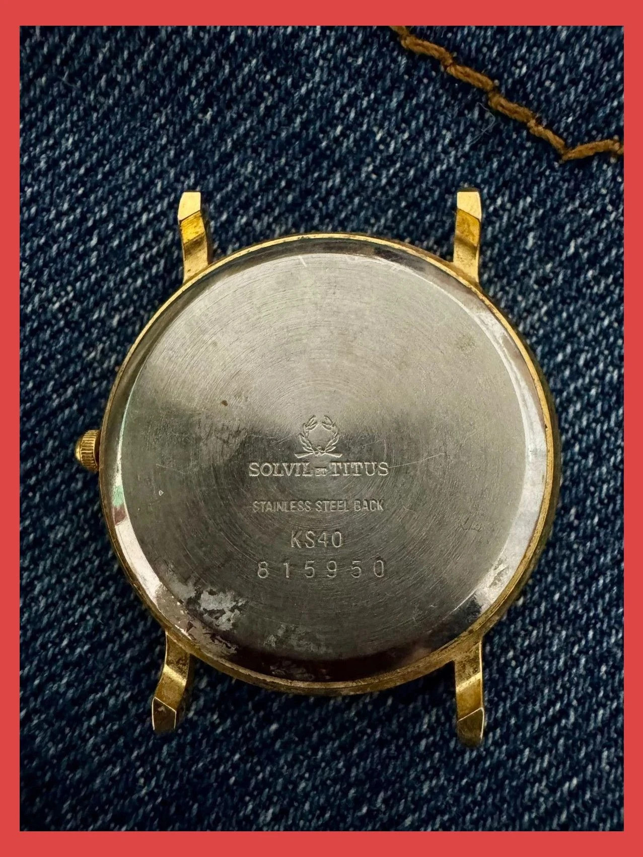 Reloj vintage a restaurar 🦋 – solvil et titus – taille Taille unique 2