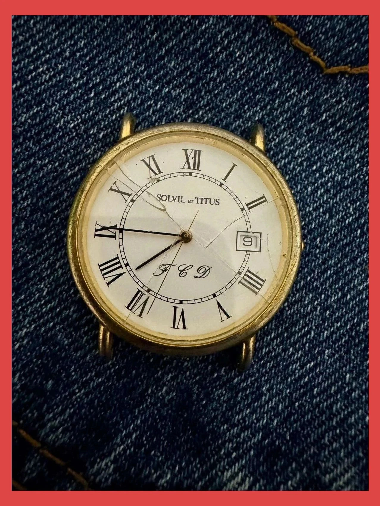 Reloj vintage a restaurar 🦋 – solvil et titus – taille Taille unique