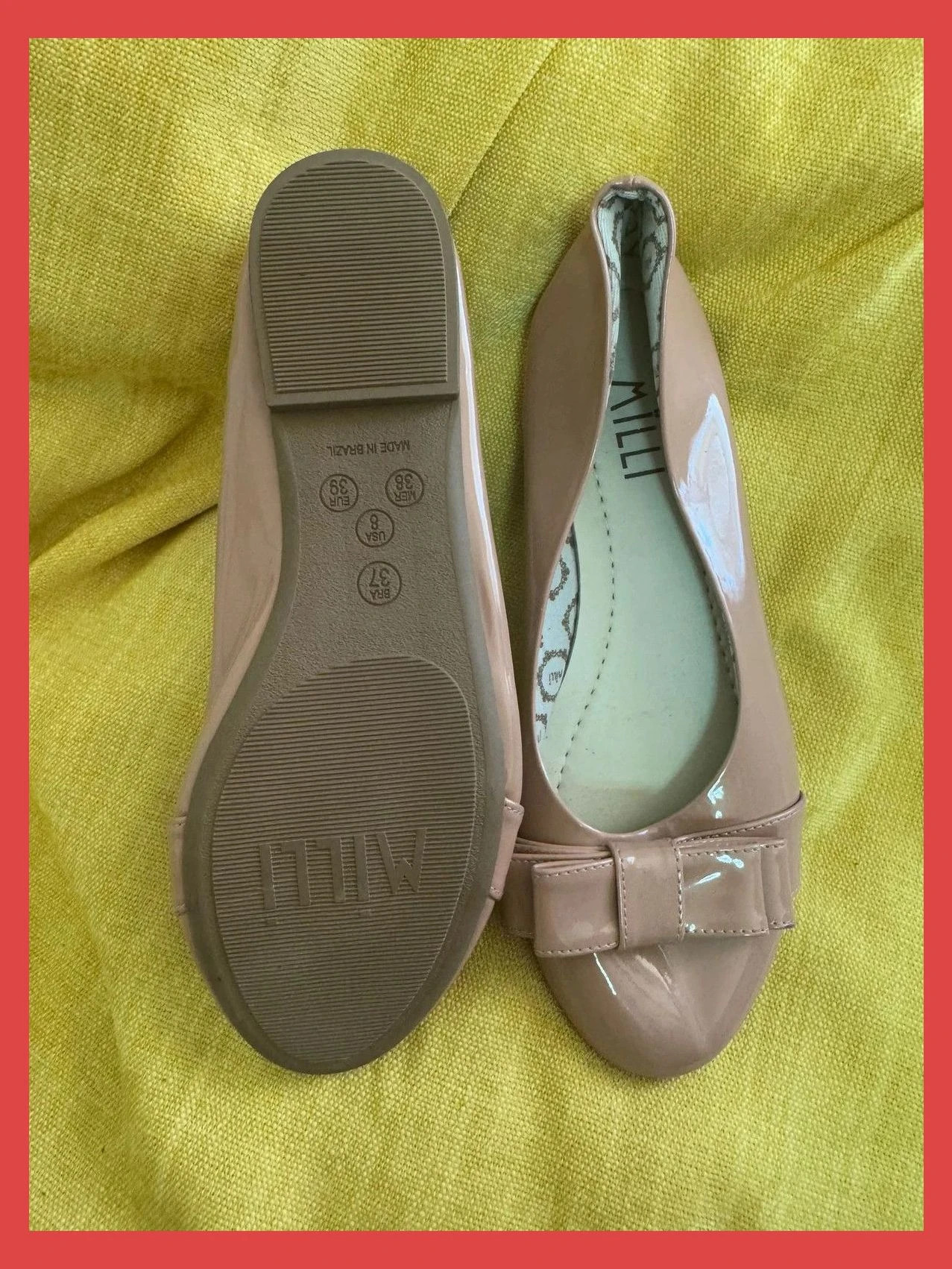 Manoletinas charol marca milli , número 39 🦋 – MILLI – taille 39 2