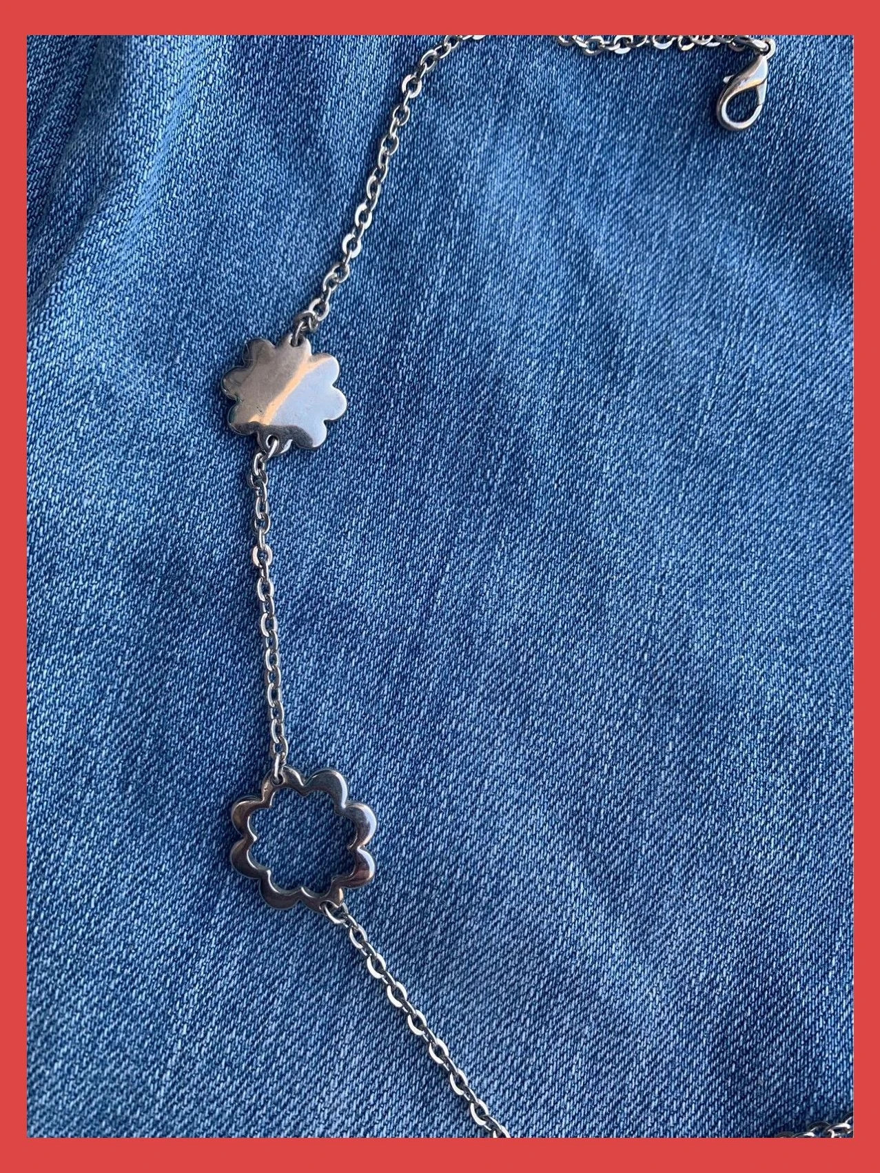 Collar acero inoxidable 🦋 – Acero 2