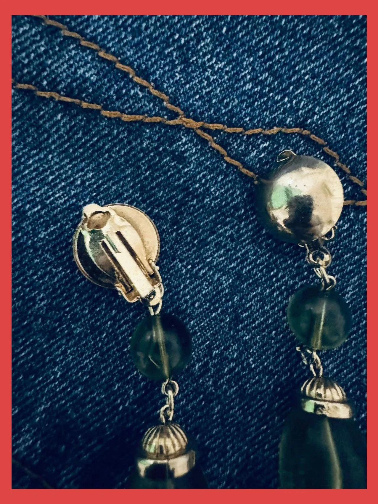 Pendientes clip vintage 🦋 – Vintage Dressing 3