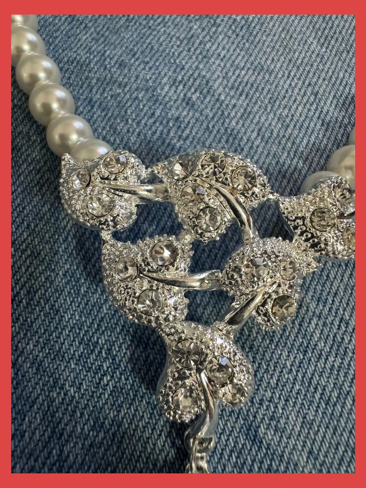 Collar con pendientes 🦋 – Vintage Dressing 2