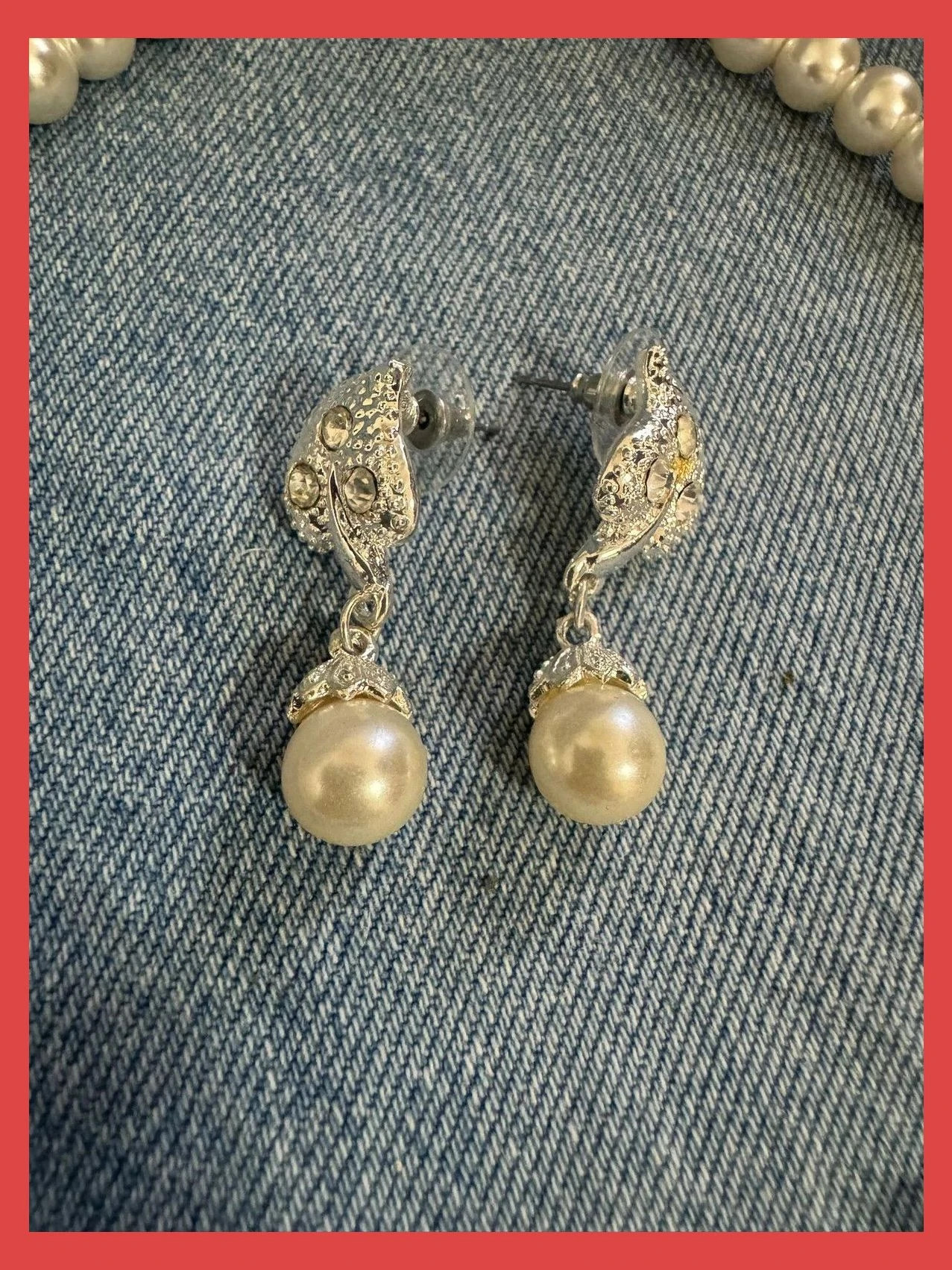 Collar con pendientes 🦋 – Vintage Dressing 4