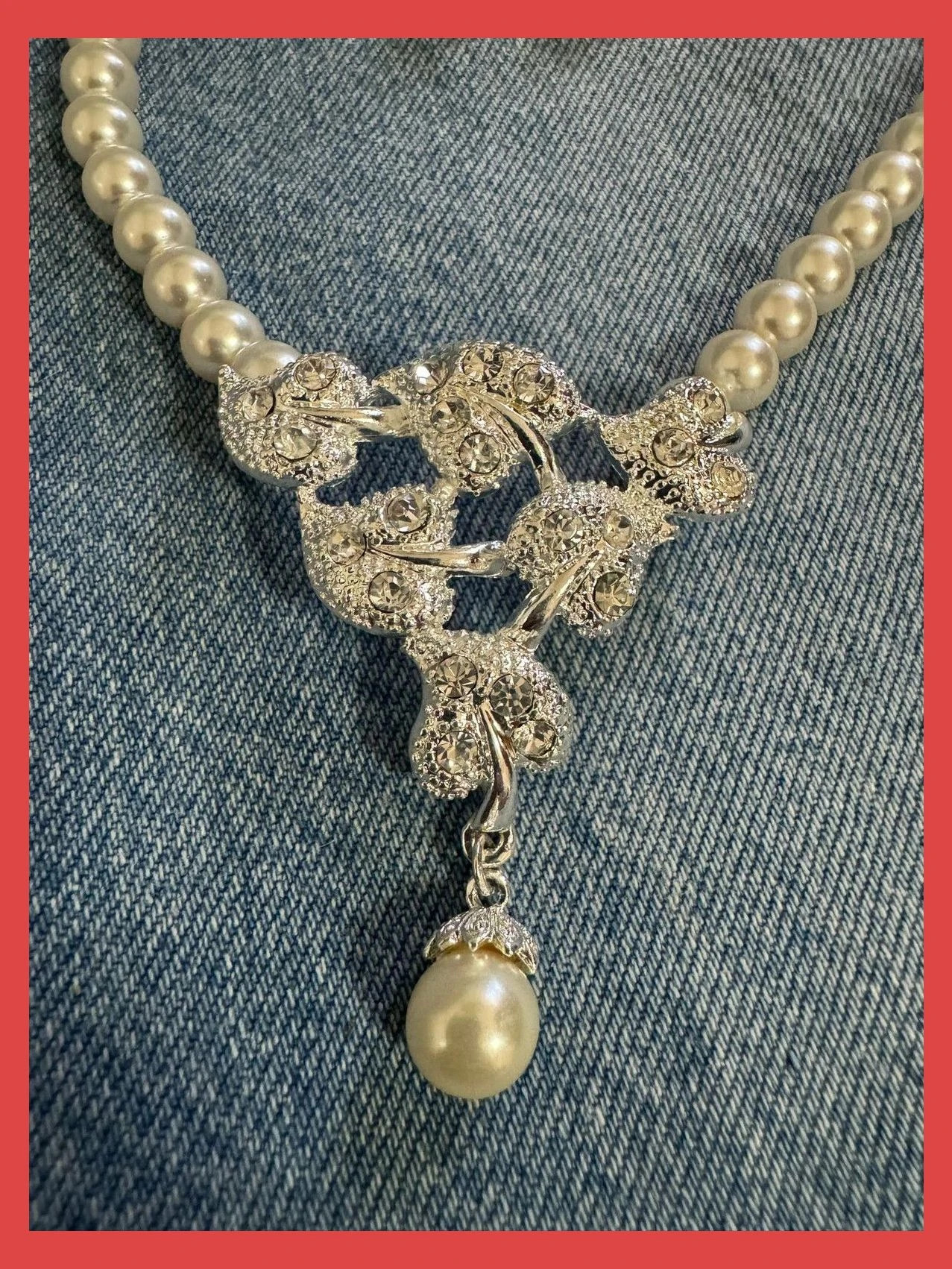 Collar con pendientes 🦋 – Vintage Dressing 3