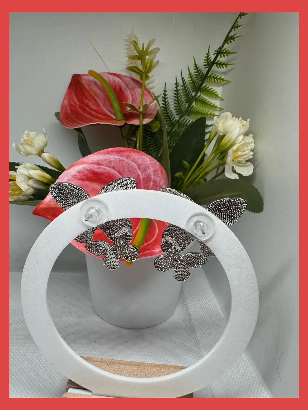 Pendientes acero mariposa 🦋 – Acero 2