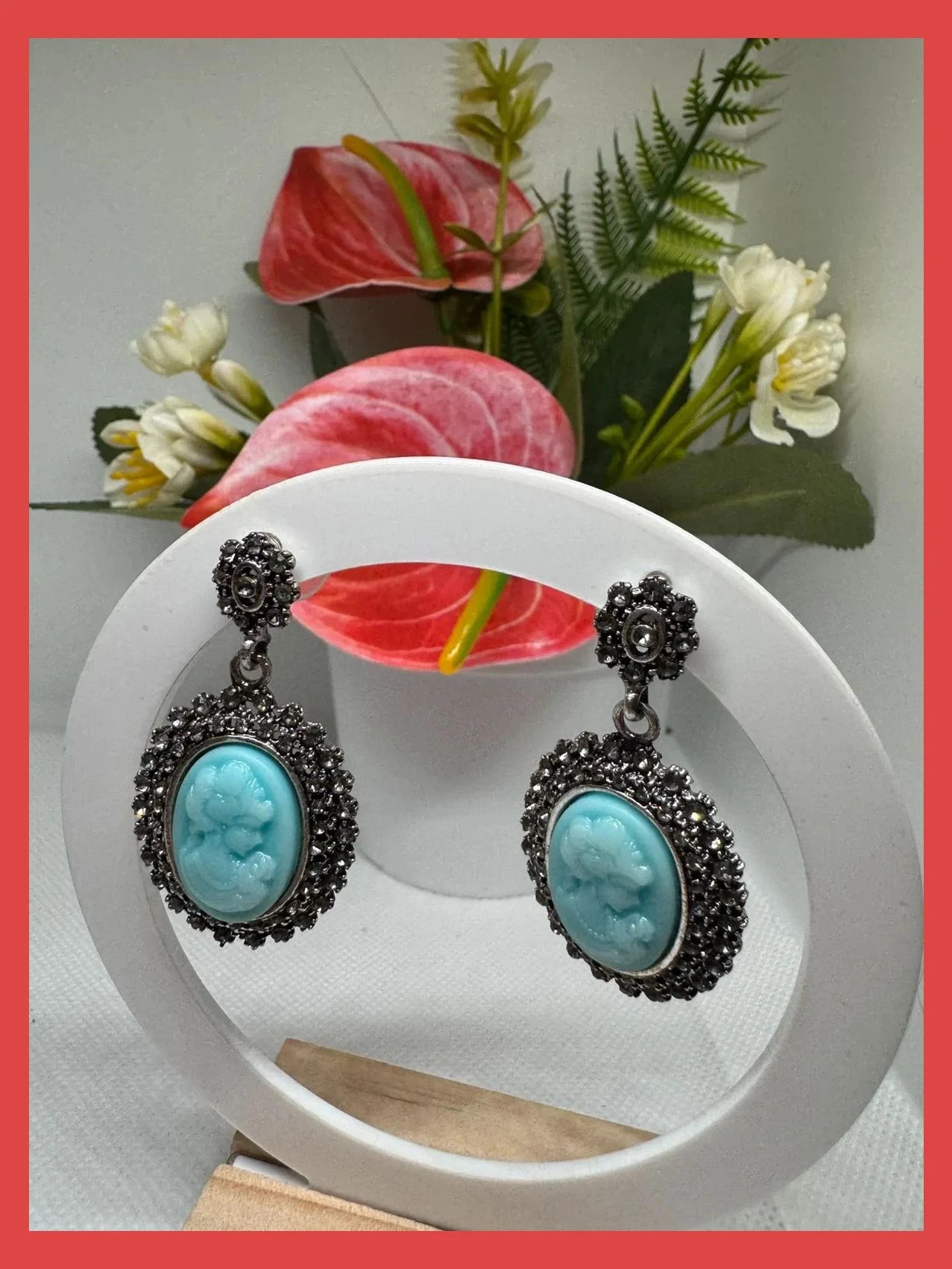 Pendientes vintage plateados 🦋 – Vintage 2