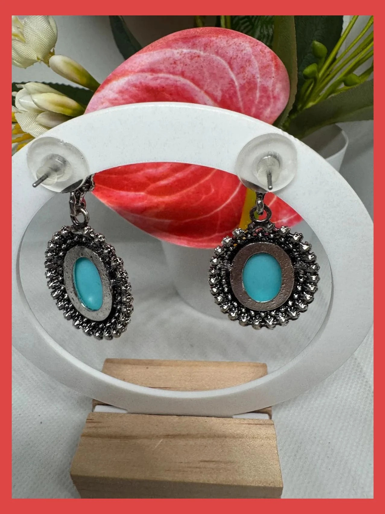 Pendientes vintage plateados 🦋 – Vintage 4