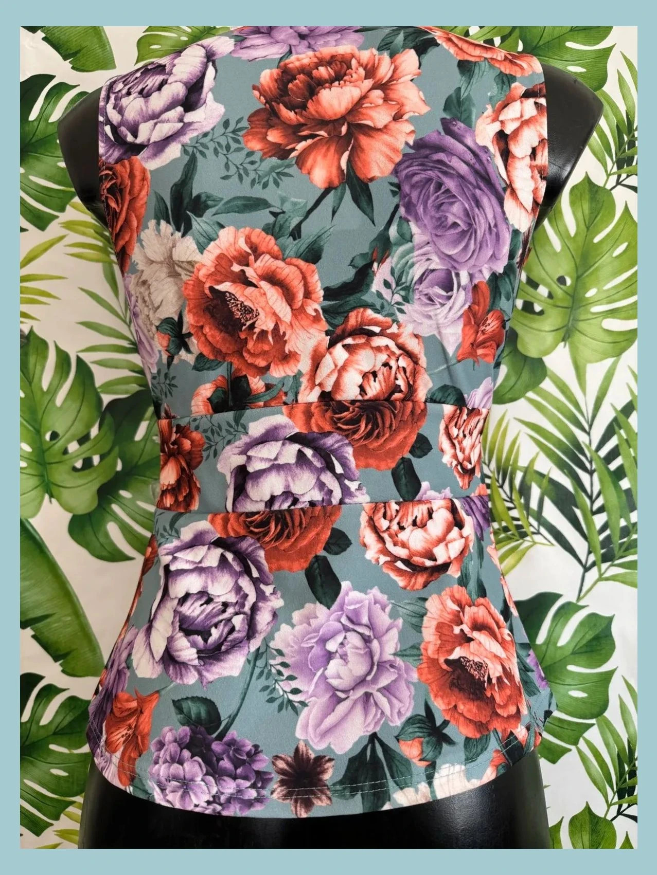 Blusa peplum floreada 🦋 – La Boutique – taille Taille unique 5