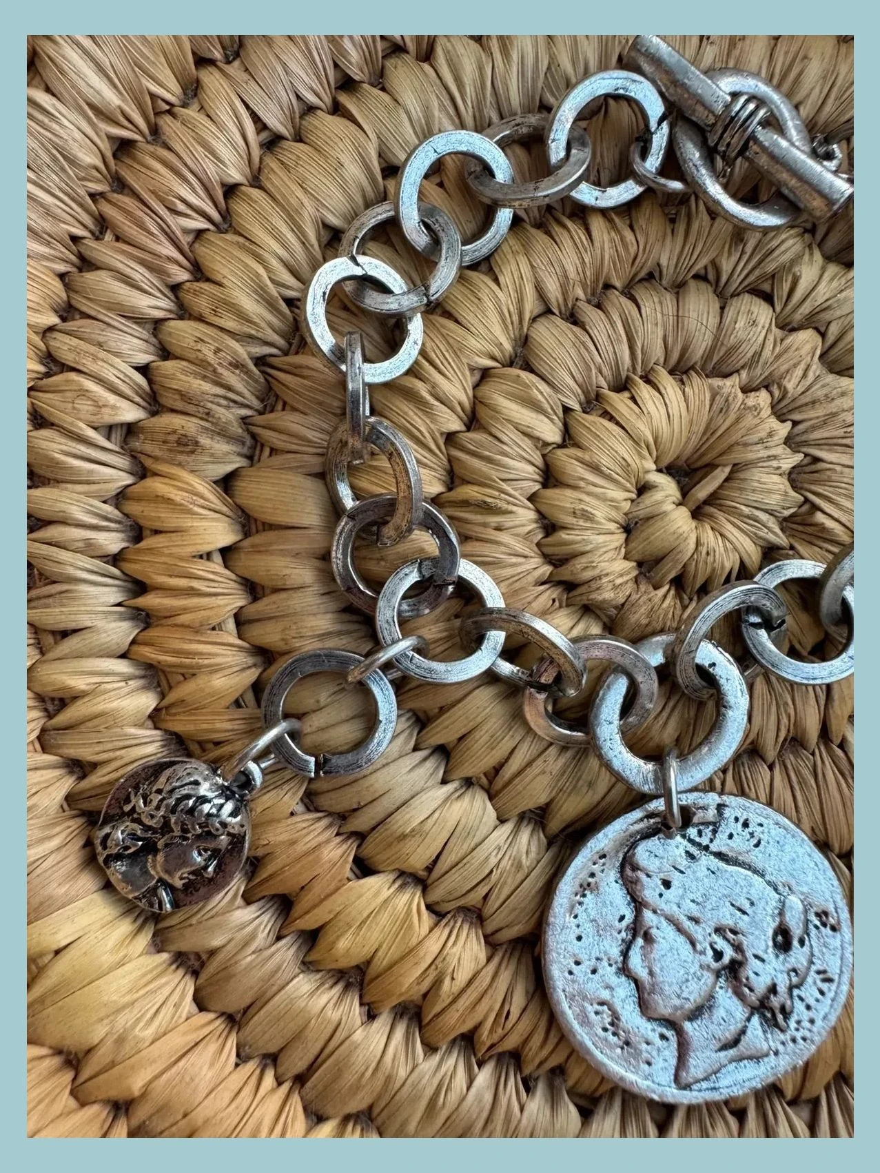 Pulsera vintage metal alpaca 🦋 – Vintage Dressing 3