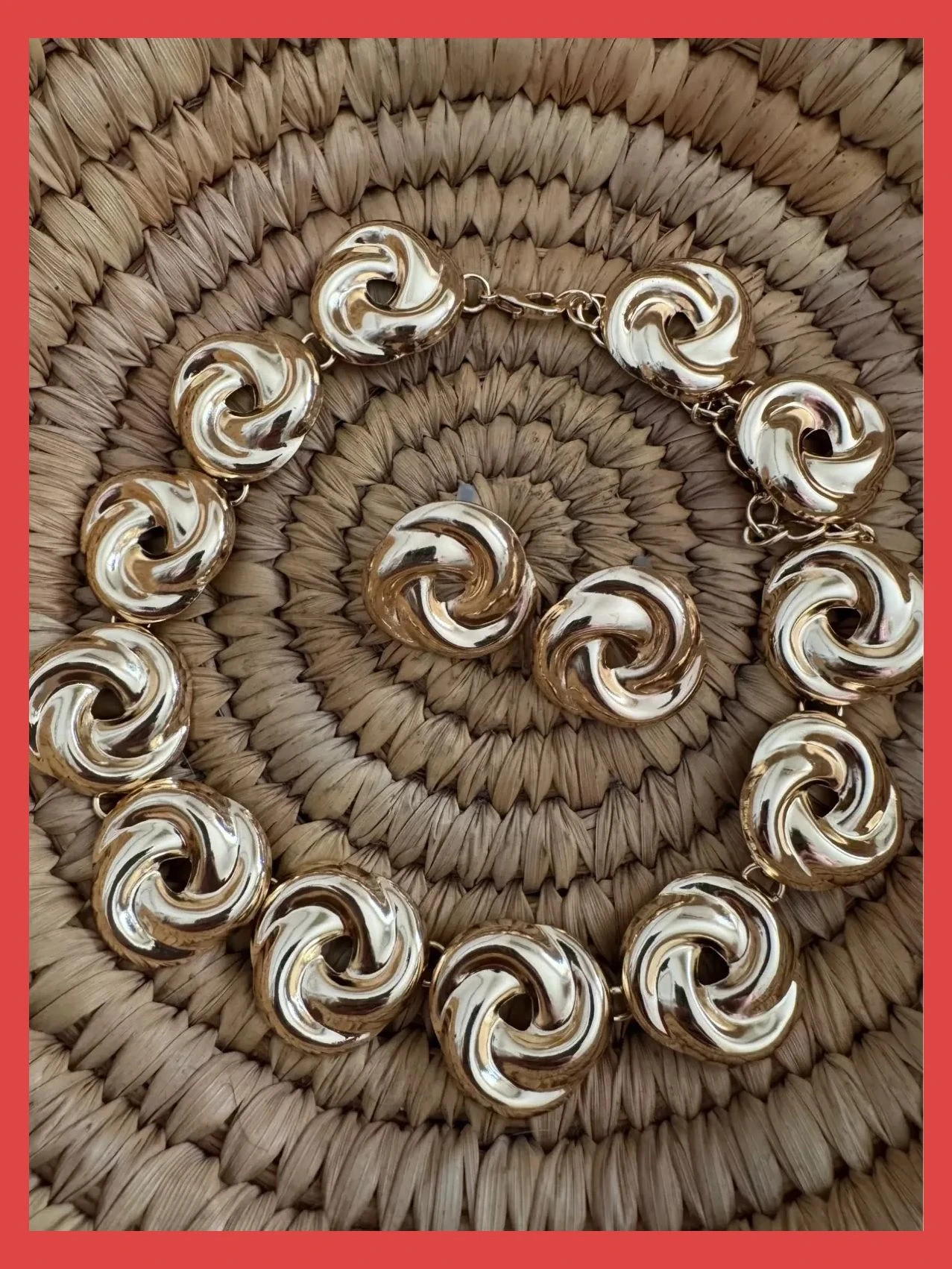 Conjunto collar y pendientes vintage 🦋 – Vintage Dressing 2