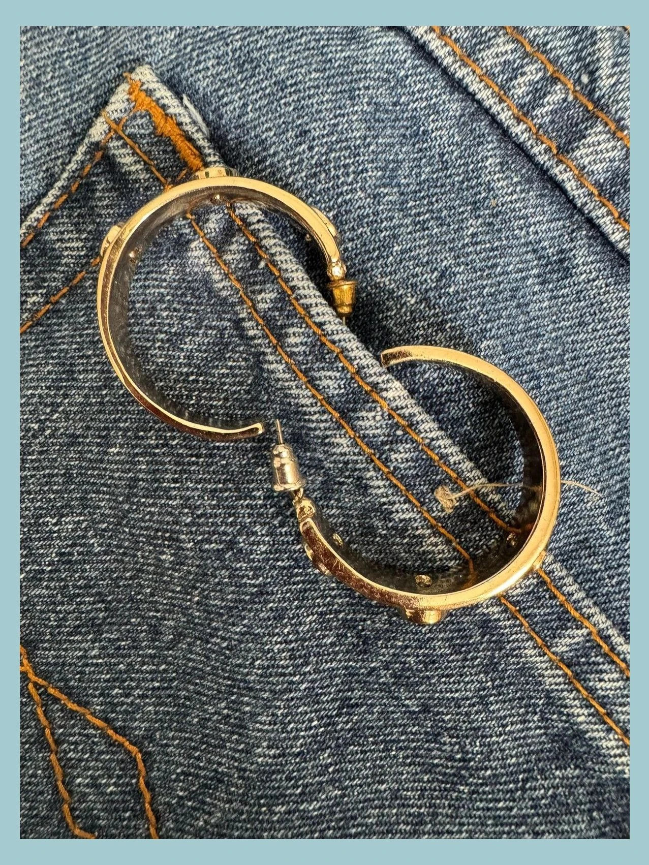 Pendientes aros dorado de River island 🦋 – River Island 2