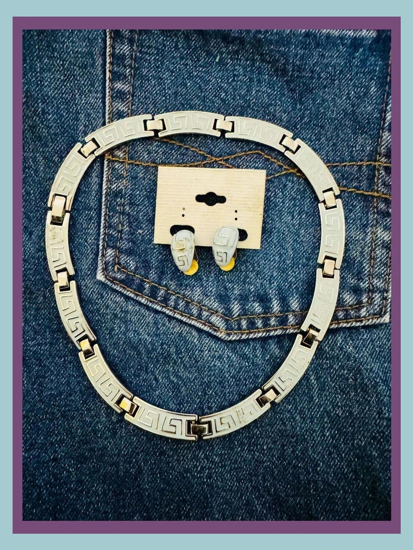 Bisutería vintage acero 🦋