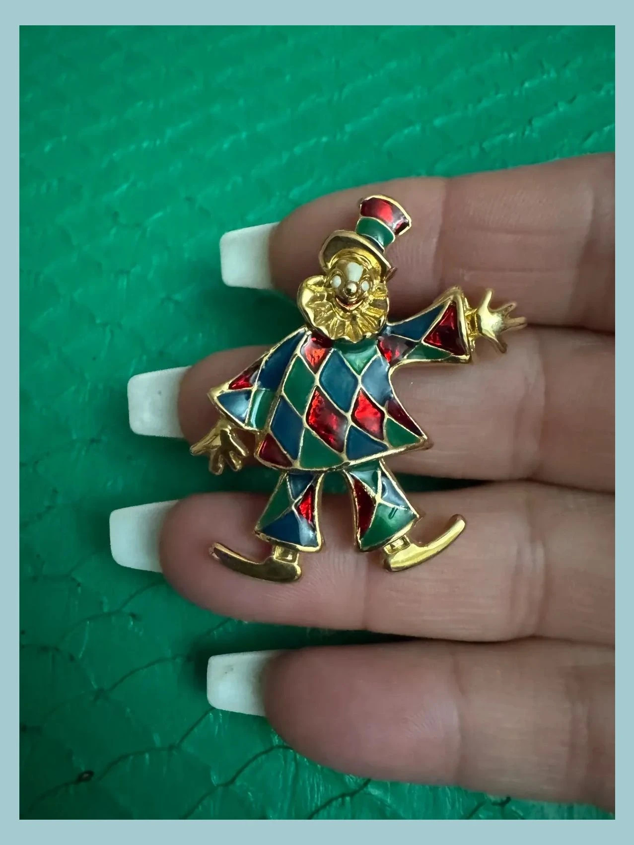 Broche vintage esmaltado 🦋 – Vintage 5