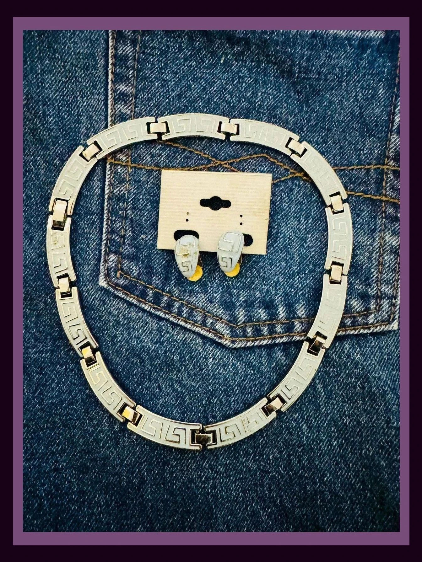 Bisutería vintage acero 🦋