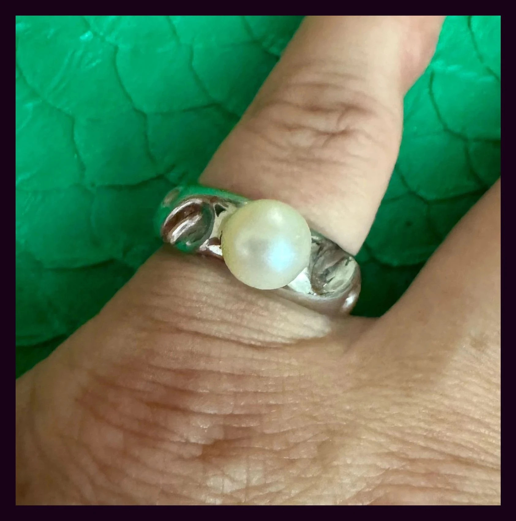 Anillo morellato con perla natural 🦋