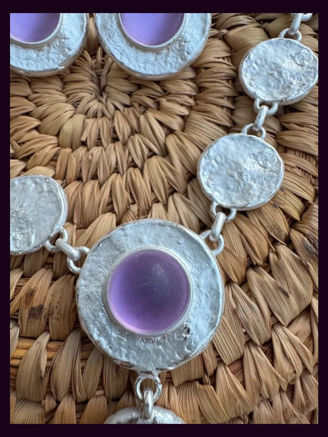 Conjunto vintage collar y pendientes 🦋 – Vintage 4