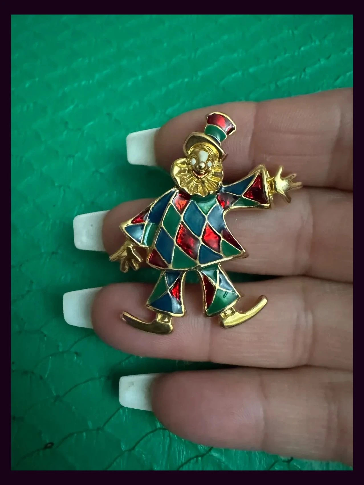 Broche vintage esmaltado 🦋 – Vintage 5