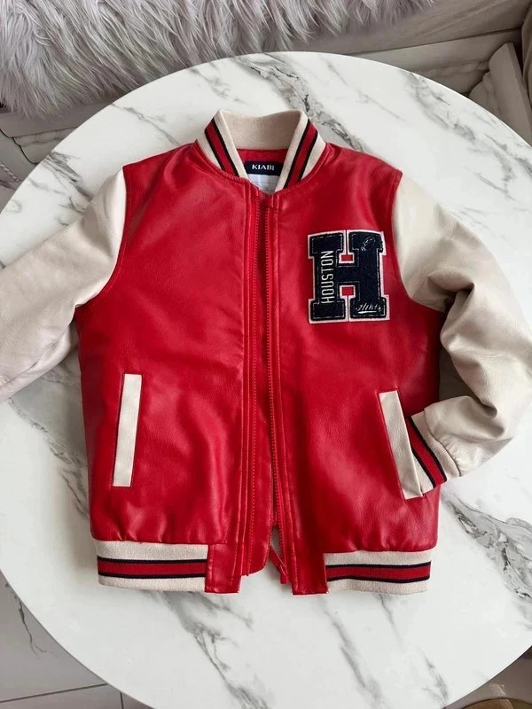 Veste blouson garçon similicuir Kiabi taille 8 ans en très bon état